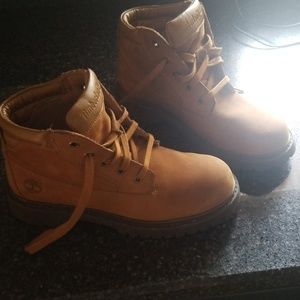 Tan timberland boots